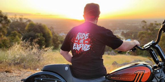 Ride or Exprire tee shirt